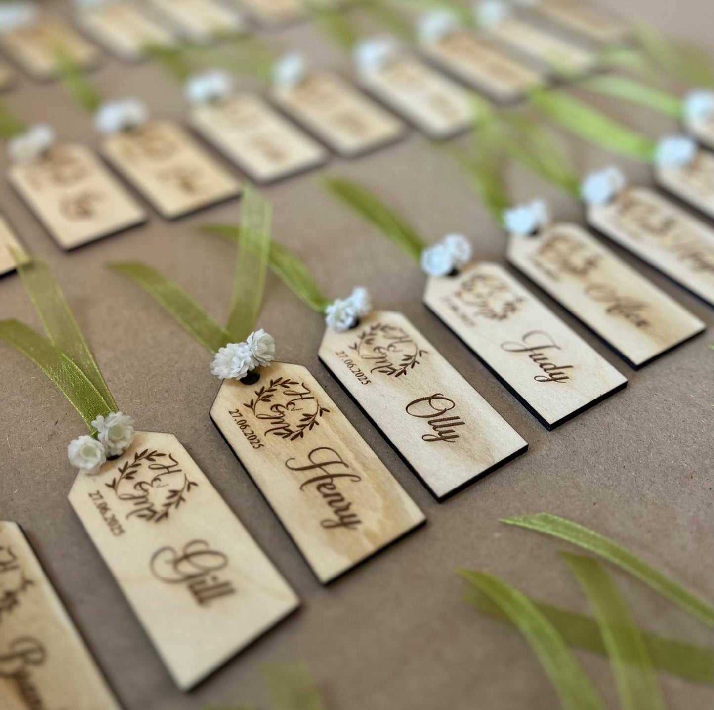 Wedding favour tag/name tag