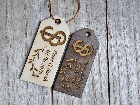 Wedding favour tag/name tag