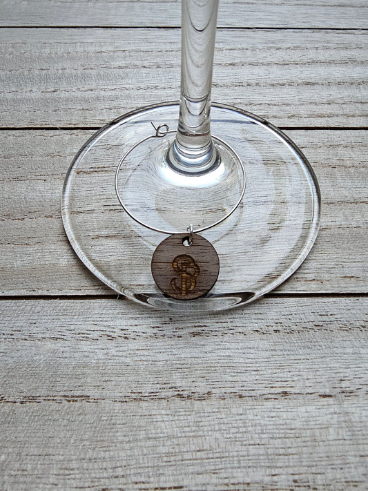 Cypher wine charm wood