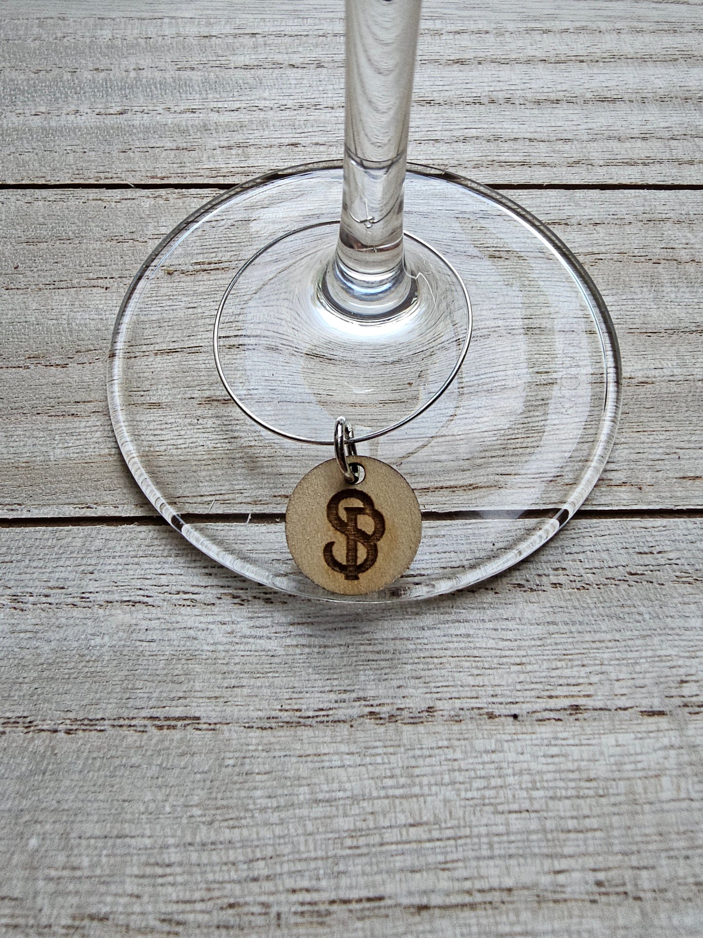 Cypher wine charm wood