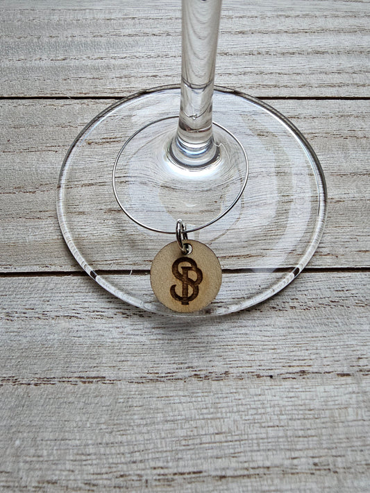 Cypher wine charm wood